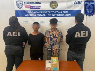 Detenidos en flagrancia por robo y posesión de narcóticos en Parral