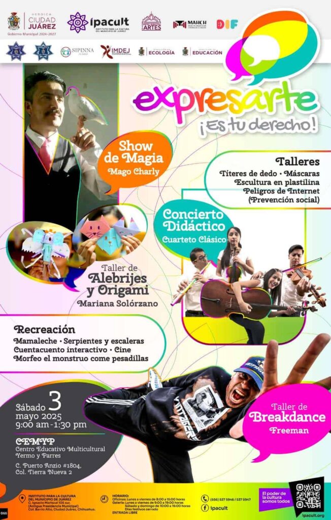 Realizarán Expresarte para niñas, niños y adolescentes
